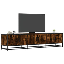 Tv-meubel 180x35x41 cm bewerkt hout gerookt eikenkleurig