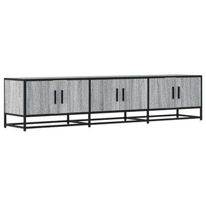 Tv-meubel 180x35x41 cm bewerkt hout grijs sonoma eikenkleurig