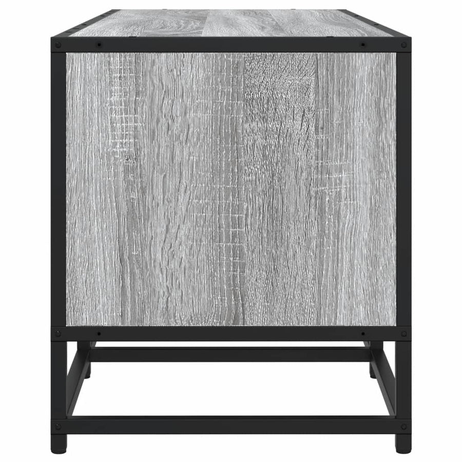 Tv-meubel 180x35x41 cm bewerkt hout grijs sonoma eikenkleurig