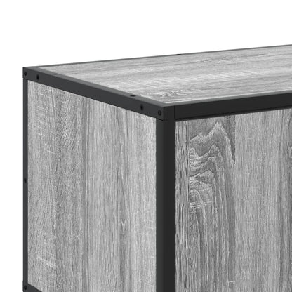 Tv-meubel 180x35x41 cm bewerkt hout grijs sonoma eikenkleurig