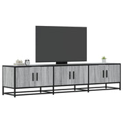 Tv-meubel 180x35x41 cm grijs sonoma eiken