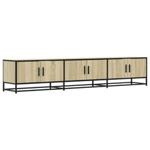 Tv-meubel 210x35x41 cm bewerkt hout sonoma eikenkleurig