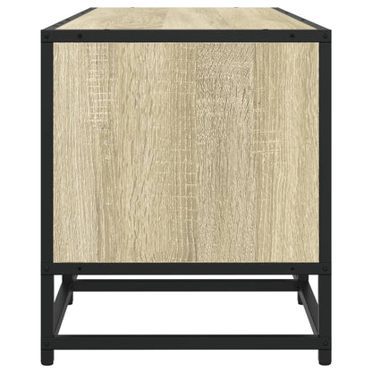 Tv-meubel 210x35x41 cm bewerkt hout sonoma eikenkleurig