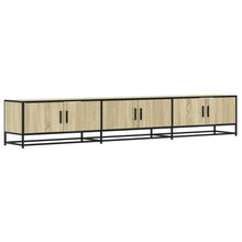 Tv-meubel 240x35x41 cm bewerkt hout sonoma eikenkleurig