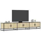 Tv-meubel 240x35x41 cm bewerkt hout sonoma eiken
