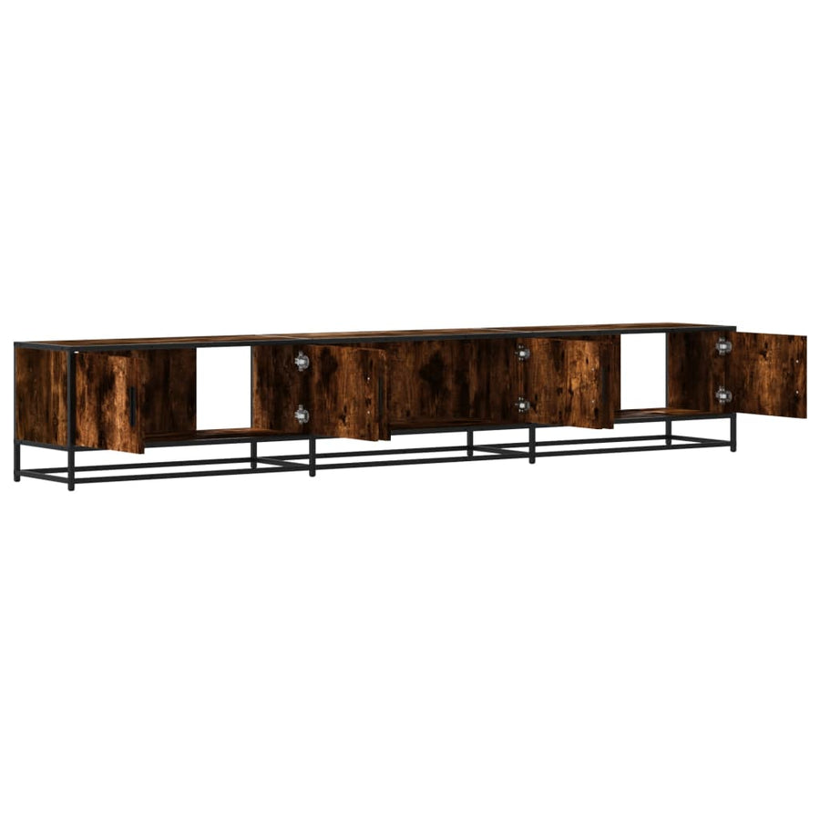 Tv-Meubel 240X35X41 Cm Bewerkt Hout Kleurig 240 cm