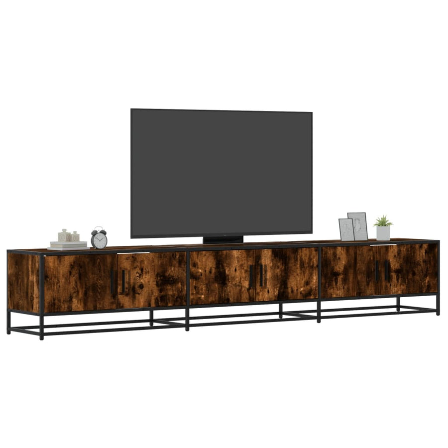 Tv-Meubel 240X35X41 Cm Bewerkt Hout Kleurig 240 cm