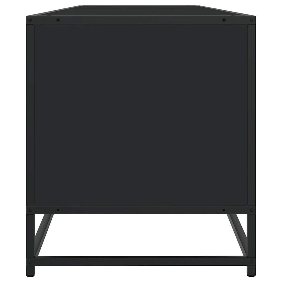 Tv-meubel 180,5x40x46 cm bewerkt hout zwart