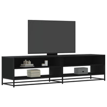Tv-meubel 180,5x40x46 cm bewerkt hout zwart