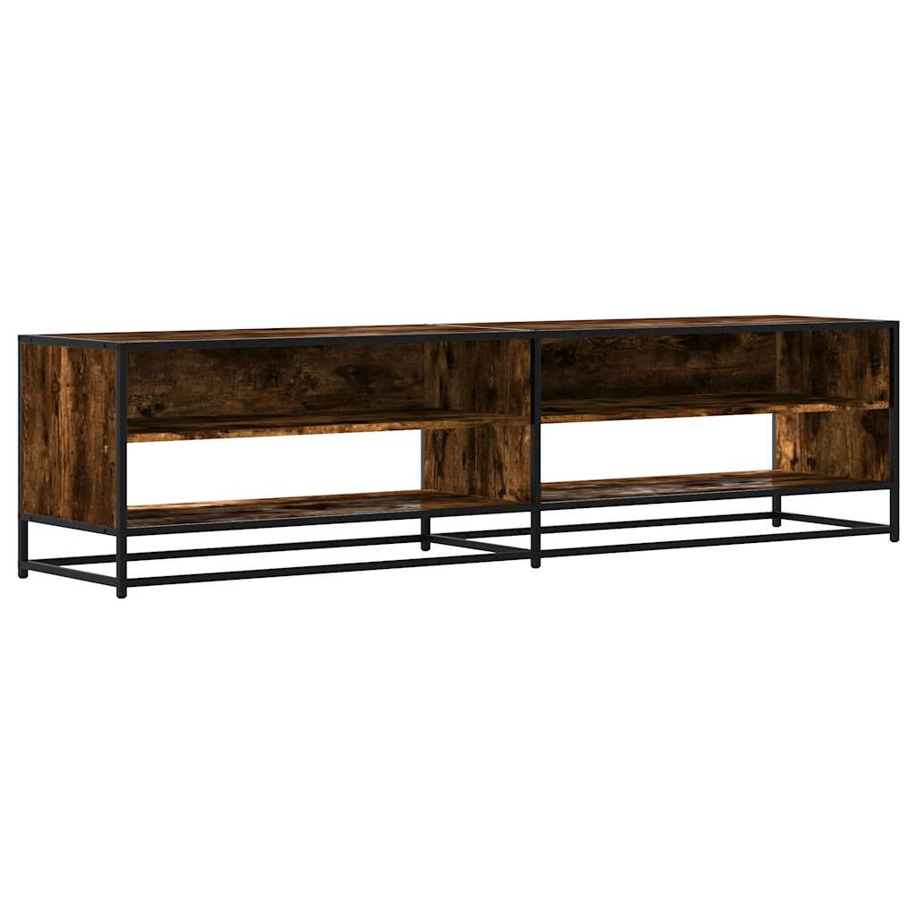 Tv-meubel 180,5x40x46 cm bewerkt hout gerookt eikenkleur
