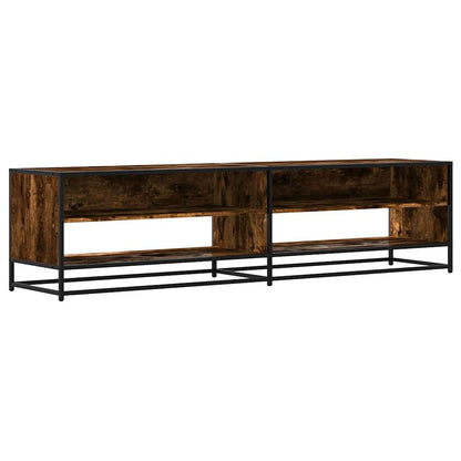 Tv-meubel 180,5x40x46 cm bewerkt hout gerookt eikenkleur