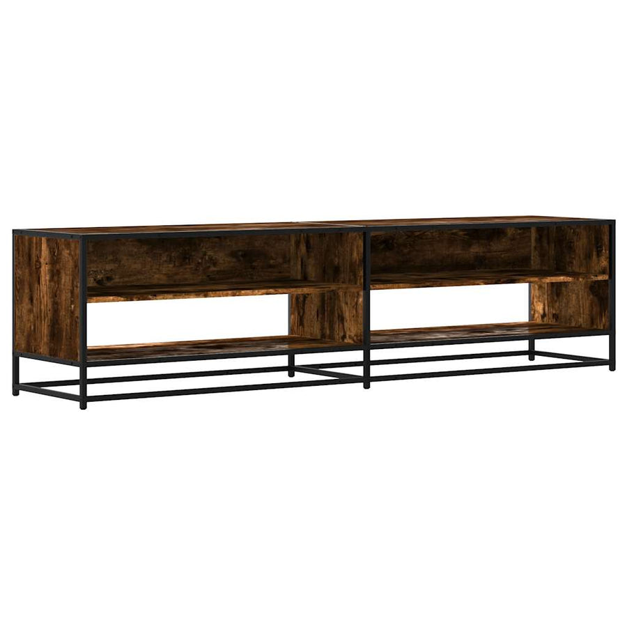Tv-meubel 180,5x40x46 cm bewerkt hout gerookt eikenkleur