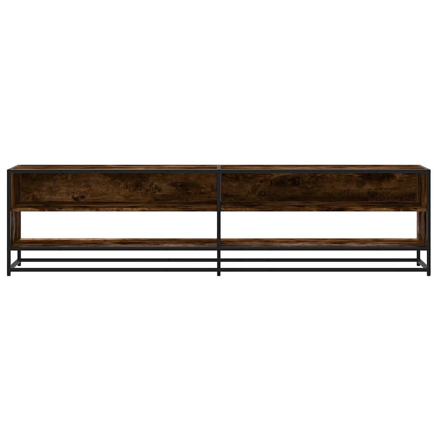 Tv-meubel 180,5x40x46 cm bewerkt hout gerookt eikenkleur