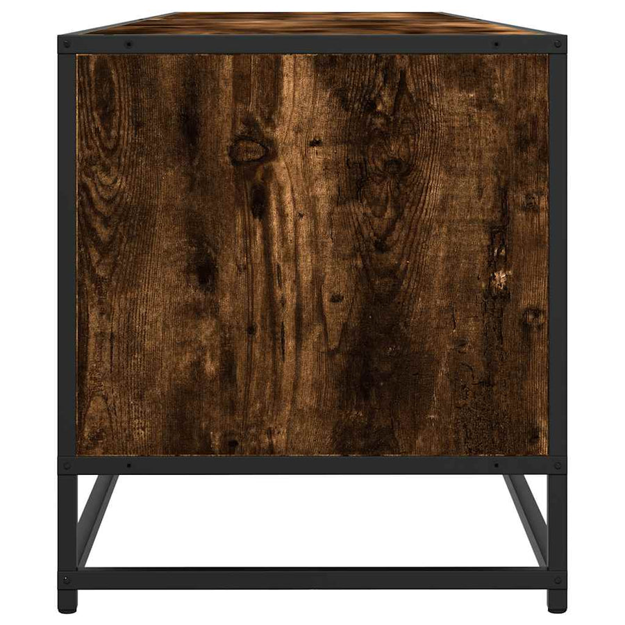Tv-meubel 180,5x40x46 cm bewerkt hout gerookt eikenkleur