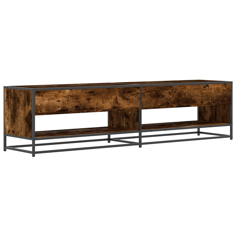 Tv-meubel 180,5x40x46 cm bewerkt hout gerookt eikenkleur