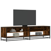 Tv-meubel 180,5x40x46 cm bewerkt hout gerookt eiken