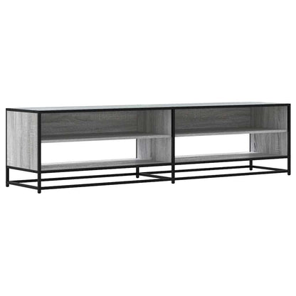 Tv-meubel 180,5x40x46 cm bewerkt hout grijs sonoma eikenkleurig