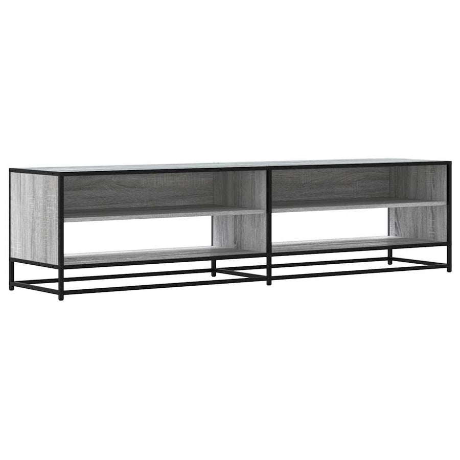 Tv-meubel 180,5x40x46 cm bewerkt hout grijs sonoma eikenkleurig