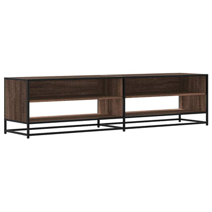 Tv-meubel 180,5x40x46 cm bewerkt hout bruin eikenkleurig