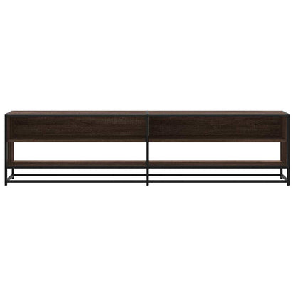 Tv-meubel 180,5x40x46 cm bewerkt hout bruin eikenkleurig