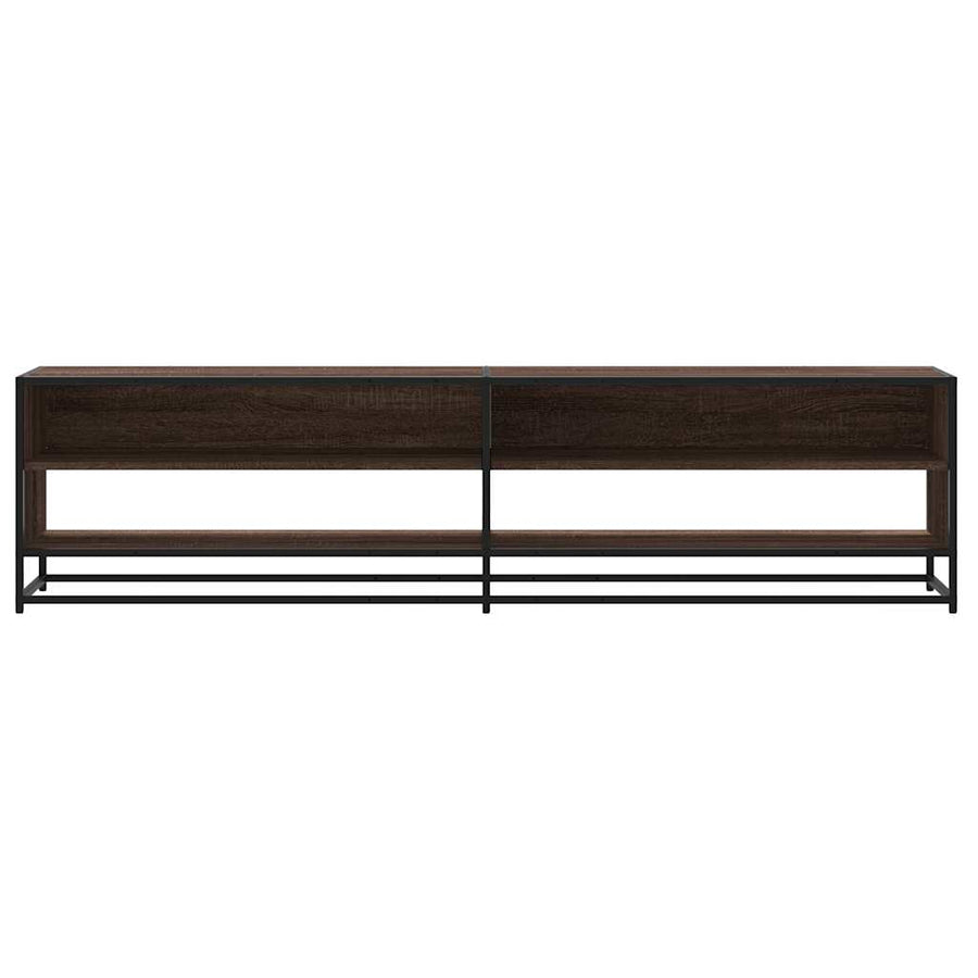 Tv-meubel 180,5x40x46 cm bewerkt hout bruin eikenkleurig