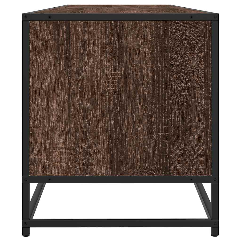 Tv-meubel 180,5x40x46 cm bewerkt hout bruin eikenkleurig