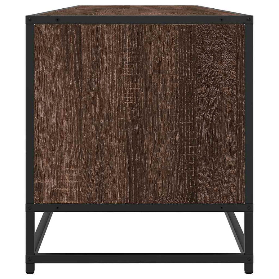 Tv-meubel 180,5x40x46 cm bewerkt hout bruin eikenkleurig