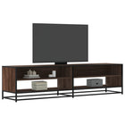 Tv-meubel 180.5x40x46 cm bewerkt hout bruin eiken