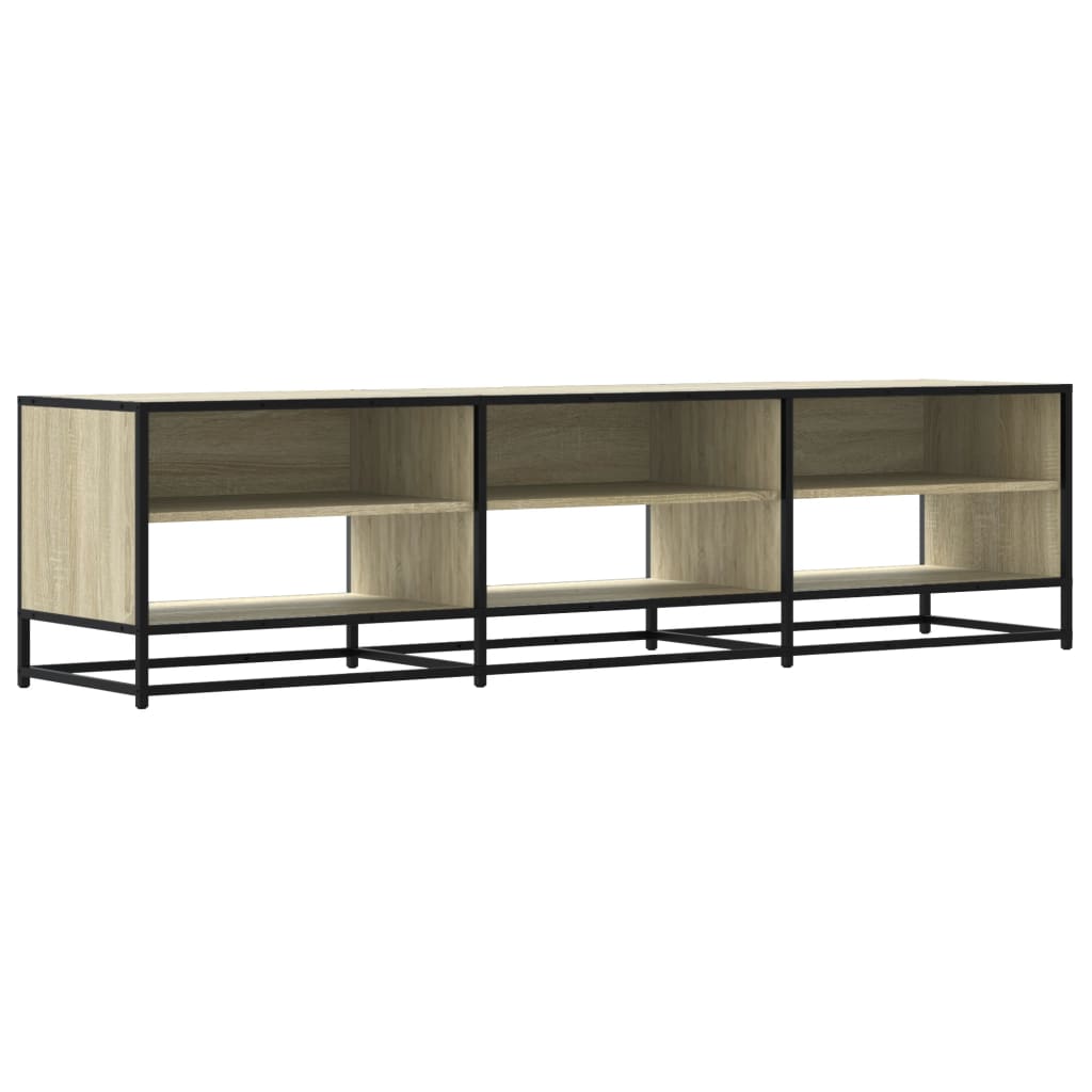 Tv-meubel 18x40x46 cm bewerkt hout sonoma eikenkleurig
