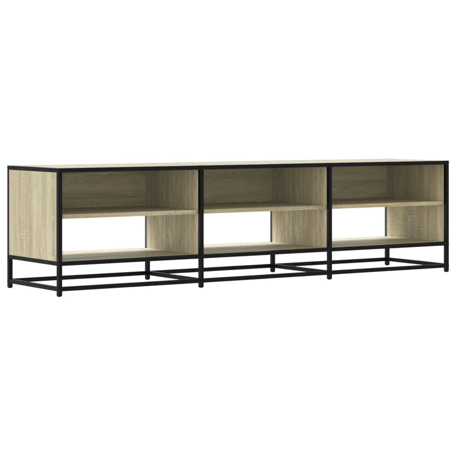 Tv-meubel 18x40x46 cm bewerkt hout sonoma eikenkleurig
