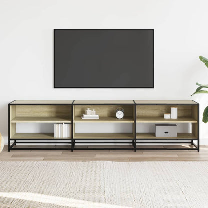 Tv-meubel 18x40x46 cm bewerkt hout sonoma eikenkleurig