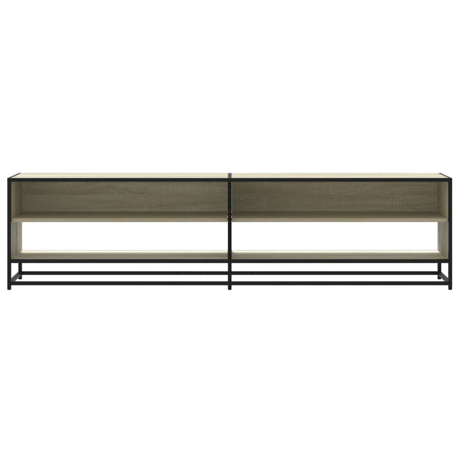 Tv-meubel 18x40x46 cm bewerkt hout sonoma eikenkleurig