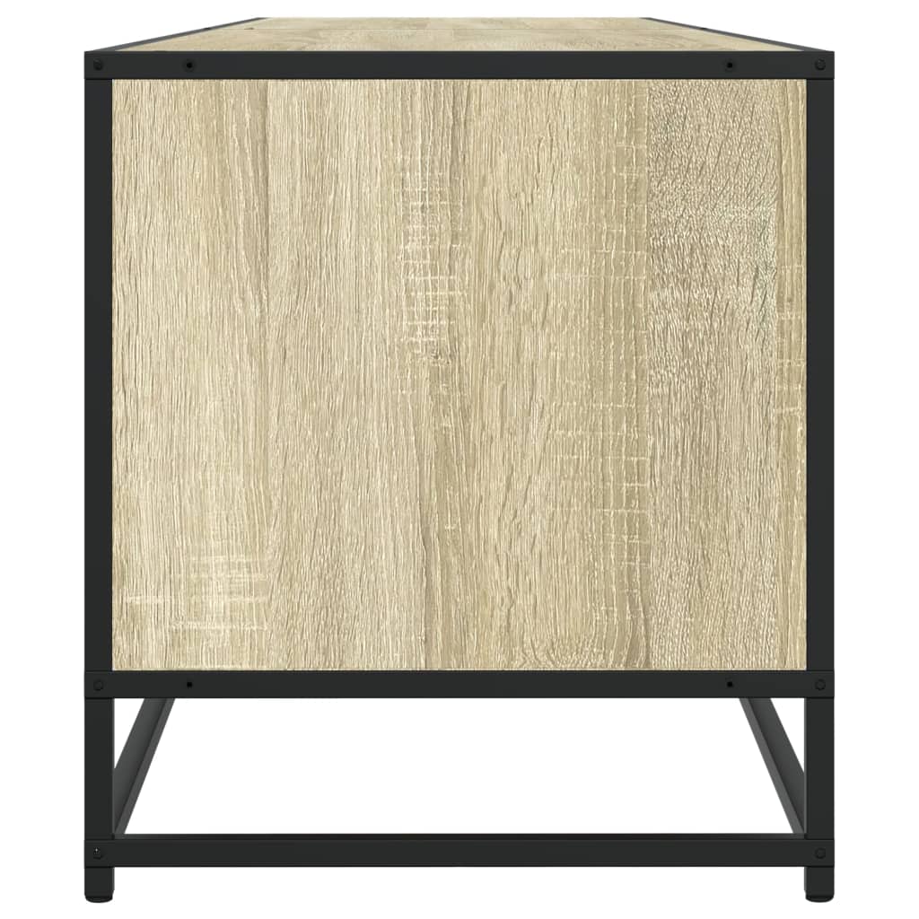 Tv-meubel 18x40x46 cm bewerkt hout sonoma eikenkleurig