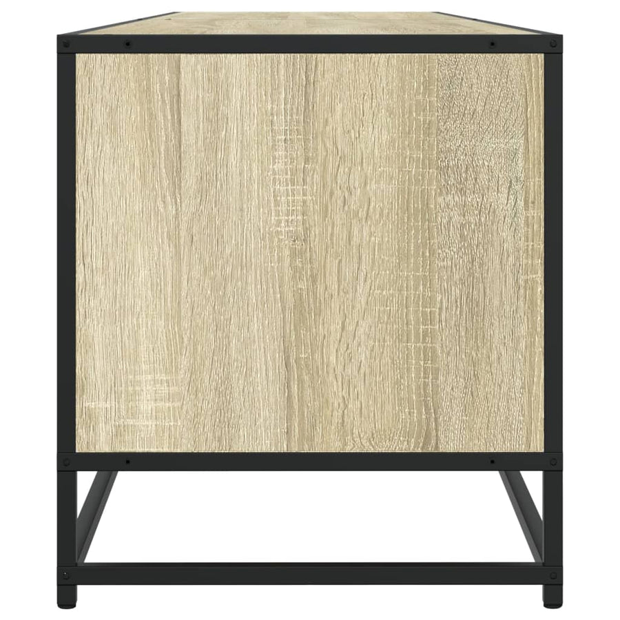Tv-meubel 18x40x46 cm bewerkt hout sonoma eikenkleurig