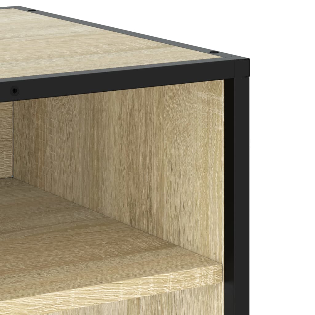 Tv-meubel 18x40x46 cm bewerkt hout sonoma eikenkleurig