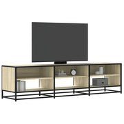 Tv-meubel 180x40x46 cm bewerkt hout sonoma eiken metaal