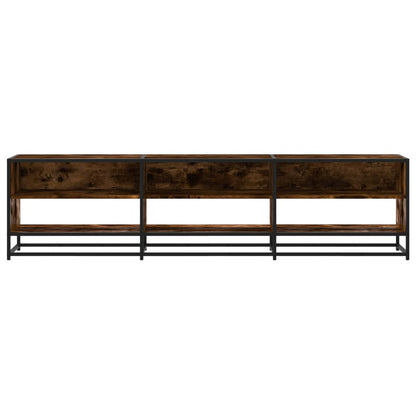 Tv-meubel 180x40x46 cm bewerkt hout gerookt eikenkleurig