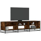 TV cabinet 180x40x46 cm engineered wood smoked oak color