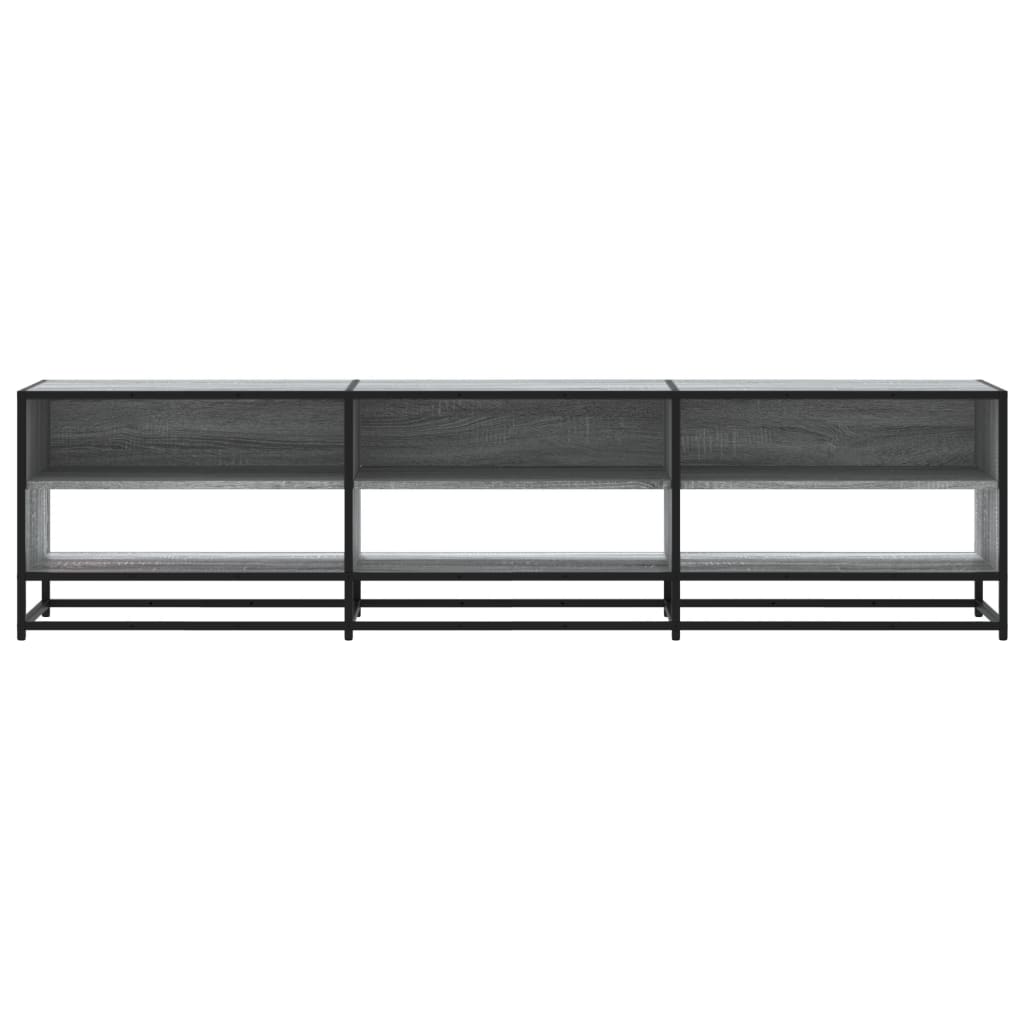 Tv-meubel 180x40x46 cm bewerkt hout grijs sonoma eikenkleurig