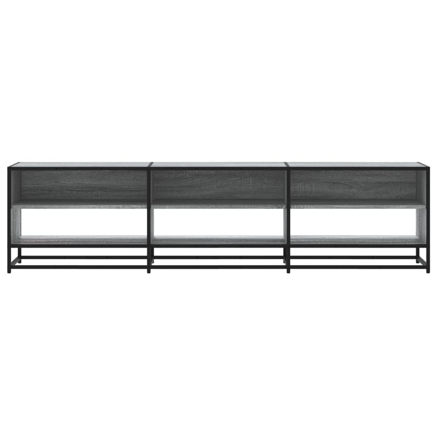 Tv-meubel 180x40x46 cm bewerkt hout grijs sonoma eikenkleurig