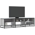 Tv-meubel 180x40x46 cm grijs sonoma eiken