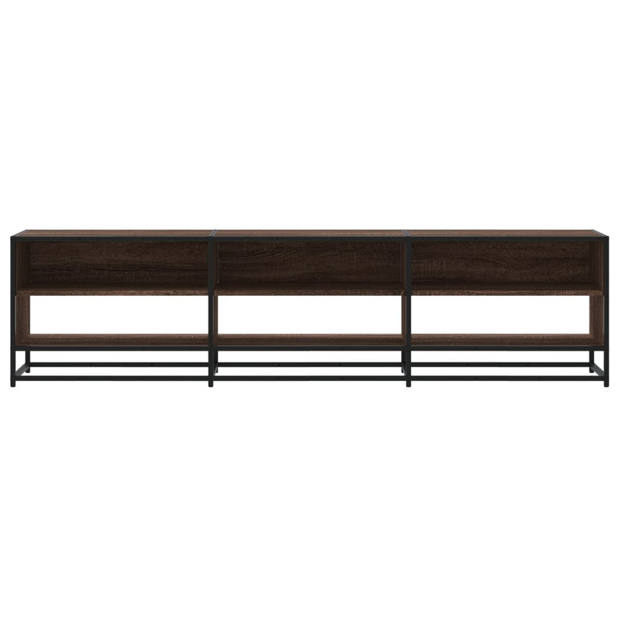 Tv-meubel 180x40x46 cm bewerkt hout bruin eikenkleurig