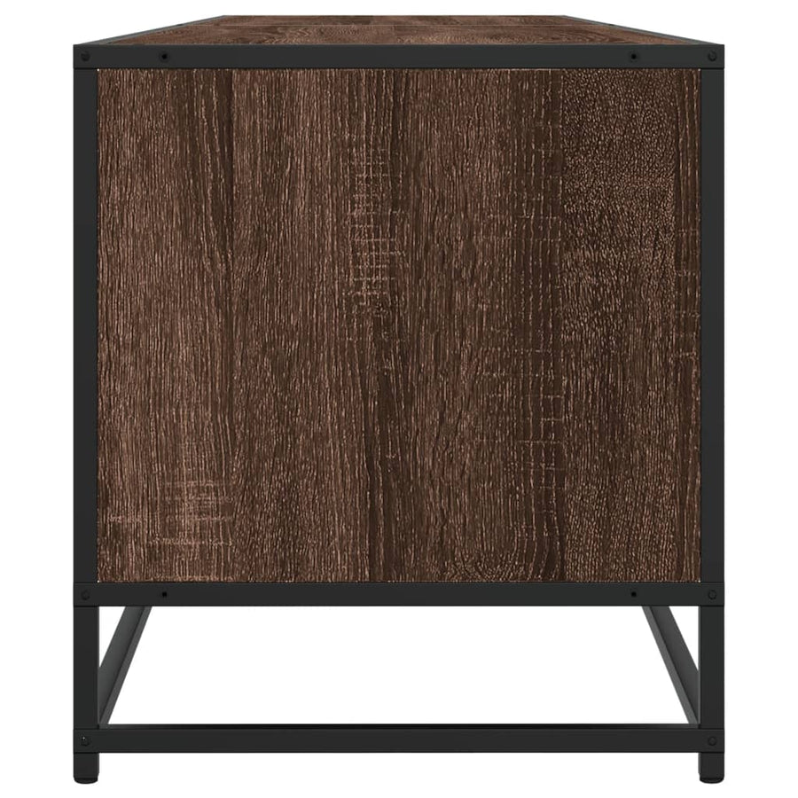 Tv-meubel 180x40x46 cm bewerkt hout bruin eikenkleurig