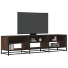 TV stand 180x40x46 cm engineered wood brown oak-colored