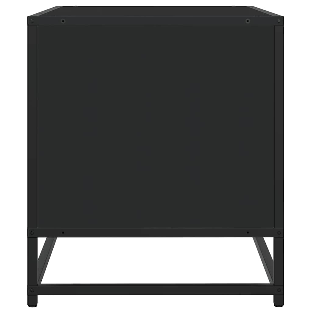 Tv-meubel 270x40x46 cm bewerkt hout zwart