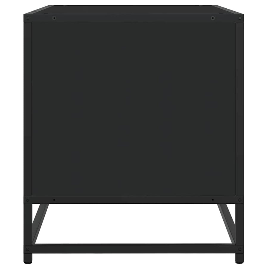 Tv-meubel 270x40x46 cm bewerkt hout zwart