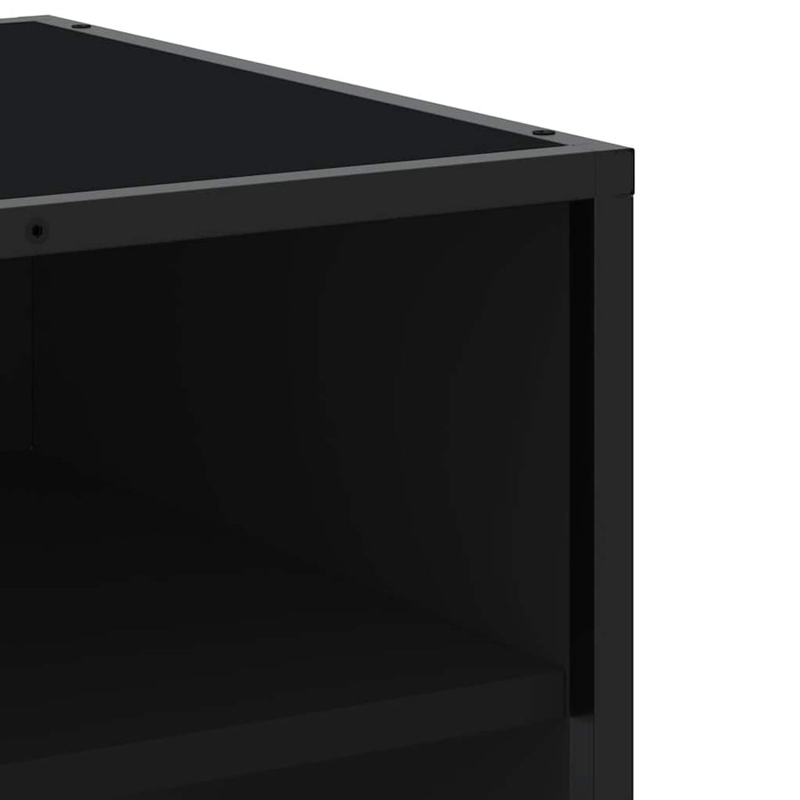 Tv-meubel 270x40x46 cm bewerkt hout zwart