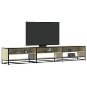 Tv-meubel 270x40x46 cm bewerkt hout sonoma eiken