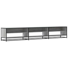 Tv-meubel 270x40x46 cm bewerkt hout grijs sonoma eikenkleurig