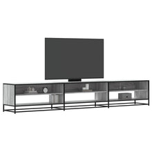 Tv-meubel 270x40x46 cm bewerkt hout grijs sonoma eikenkleurig